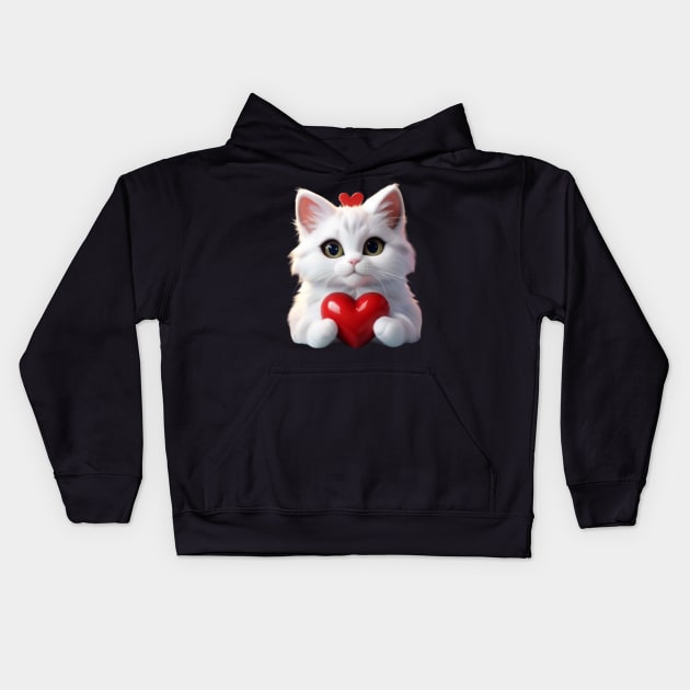 Make Mom Life Purrfectly Pawsome: Artful Gifts for Every Cat Parent Kids Hoodie by benzshope